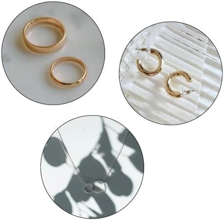 Mini Foldable Travel Jewelry Bag,PU leather Travel Jewelrys Organizer Case for Earrings, Rings and Necklaces - Image 6