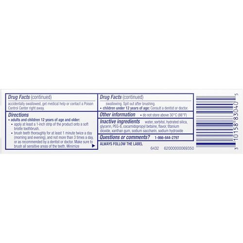 Sensodyne Pronamel Gentle Whitening Alpine Breeze Toothpaste - 0.8 ounce -Travel Size - Image 14