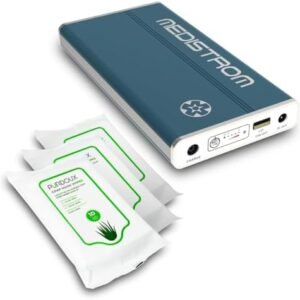 Bundle: Medistrom Pilot 24 Lite with 3 Pack Travel CPAP Wipes - 95Wh CPAP Battery Backup Power Supply for CPAP Machine - Camping Power Bank - Lightweight Portable Battery - TSA Approved CPAP Battery