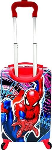 Fast Forward Kids Licensed Hard-Side 20” Spinner Luggage Lightweight Carry-On Suitcase (Spiderman - 1) - Image 8