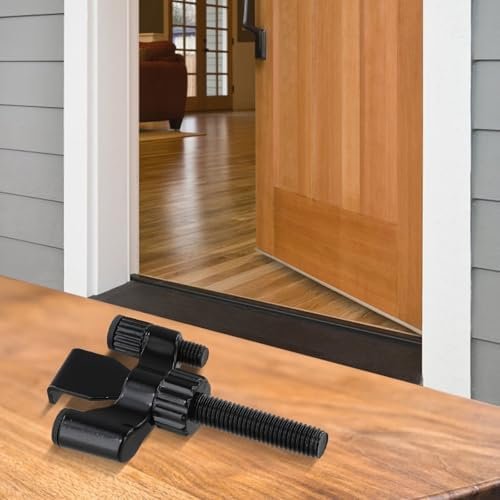 Portable Door Lock For Travel, Zinc Alloy Security Latch For Hotel, Apartment, Dorm - Adjustable Door Stopper With Anti-Theft Protection - Image 7