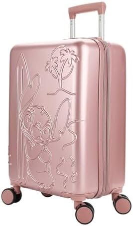 Disney Stitch With Surfboard Light Purple 22" Rolling Luggage - Image 2