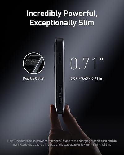 Anker Prime Charging Station, 240W 8-in-1 USB C Power Strip, 5 ft Detachable Extension Cord, 2 AC, 4 USB C, 2 USB A, for iPhone 15/14, Desktop Accessory for MacBook, Home, Office (Not for Travel) - Image 5