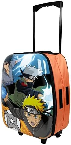 Bioworld Naruto ABS Shell Collapsible Luggage For Boys - Blue - Image 2