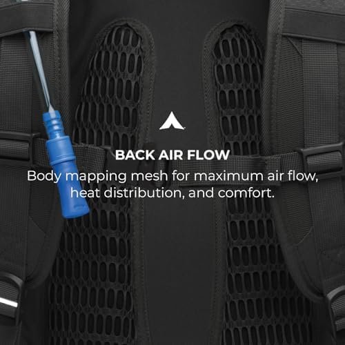 Teton Oasis/Trailrunner Hydration Backpack – Lightweight Water Pack with 2L/3L Bladder for Hiking, Running, Cycling, Biking – 2L/18L/22L Sizes – Sewn-in Rain Cover – Fits Men and Women - Image 3