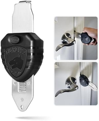 Guard Dog Security Blocklock Portable Door Lock, Hotel Door Locks for Travelers Security, Tough, Durable, Apartment Door Security, Home Security, Travel Essentials, Easy to Use