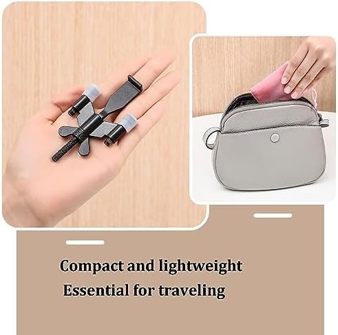 Portable Door Lock Upgraded Stoppers, Hotel Doors Locks for Travelers Safety Locker Jammer Security Devices from Rooms Inside Travel Home Apartment Bedrooms Essentials Reinforcement for Women - Image 7