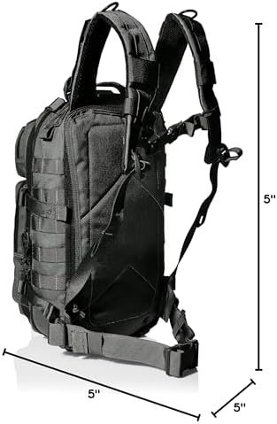 MAXPEDITION Falcon-II Backpack (Wolf Gray) 23L Tactical Backpack, Survival Pack, Bug Out Bag, MOLLE Compatible Go Bag Optimized for EDC & Military, 0513W - Image 15