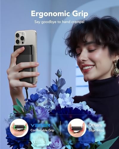 VEGER Portable Charger with Built in Cables, Slim 10000mAh PD 22.5W Fast Charging USB C Power Bank, 4 Outputs 3 Inputs Battery Pack Compatible with iPhone 16 15 14 13 Samsung iPad - Travel Essential - Image 9