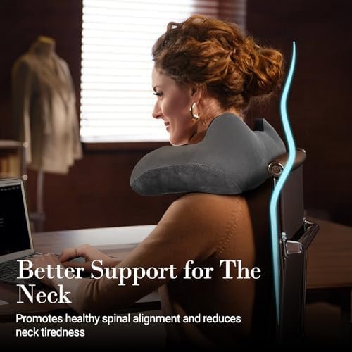 Neck Massager Pillow with Heat - FSA or HSA Eligible,Portable Shiatsu Neck Massage Pain Relief Deep Tissue,Heated Pillow for Travel,Office & Home,Ideal Gift for Her,Him - Image 4