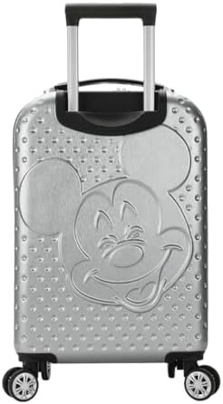 Disney Elevated Mickey Mouse Head Gray 22" Rolling Luggage - Image 6