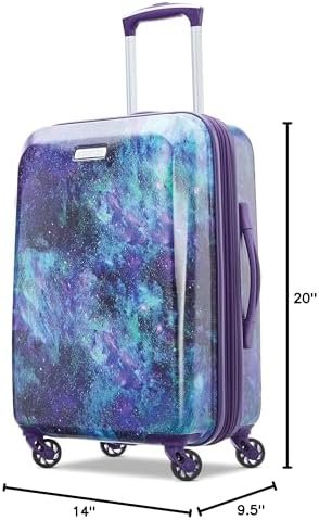 American Tourister Moonlight Hardside Expandable Luggage with Spinner Wheels, Cosmos, Carry-On 21-Inch - Image 8