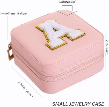 Small Travel Jewelry Case - Holder & Organizer, Personalized Birthday Gift for Teen Girls & Women - Image 3
