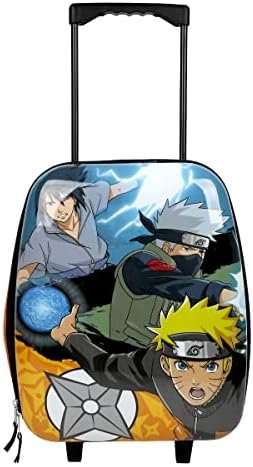 Bioworld Naruto ABS Shell Collapsible Luggage For Boys - Blue