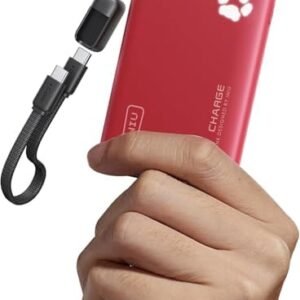 INIU Portable Charger, Ultra Slim 10000mAh 45W PD Power Bank, Fast Charging Mini Battery Pack, Travel Trip Family Essentials Powerbank for College Students Travelers Teen Boys Girls, Red