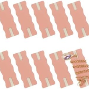 OLYCRAFT 10pcs Portable Tangle-Free Jewelry Organizer 1x2.6x0.1 Inch Rectangle Tangle-Free Necklaces Containers Necklace Card Holder Universal Jewelry Storage Case for Chain Necklaces Jewelry Storage