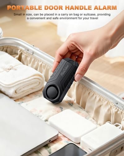 Door Handle Alarm, Door Alarms for Home Security & Anti-Theft with 113dB Vibration Triggered Portable Alarms- Perfect for Kids, Toddler, Elderly, Hotel, Travel, Bedroom - Image 6