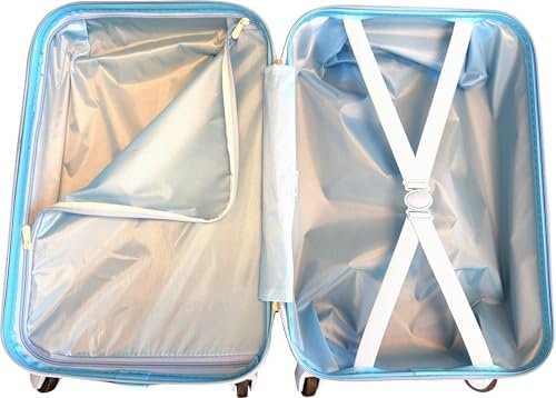 Fast Forward Kids Licensed Hard-Side 21” Spinner Luggage Lightweight Carry-On Suitcase (Stitch I) - Image 7