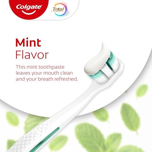 Colgate Total Active Prevention Travel Toothpaste, Whitening Toothpaste with Fluoride, Antibacterial, Mint, Clinically Proven Gum Health, Travel Size 1.4 oz - Image 10