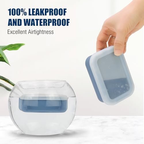 Compact Leakproof Silicone Travel Soap Case, Portable Soap Container with Drainage Layer - 2026 Travel Essentials for Camping, Gym & Shower (Blue) - Image 2