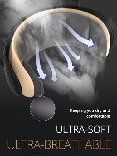 Travel Pillow, Airplane Neck Pillow with 3D Eye Mask for Sleeping, Round Edge Plane Head Strap 360°Headrest Support for Long Flight, Stop Bobblehead, Travel Essential for Car Road Trip Grey - Image 6