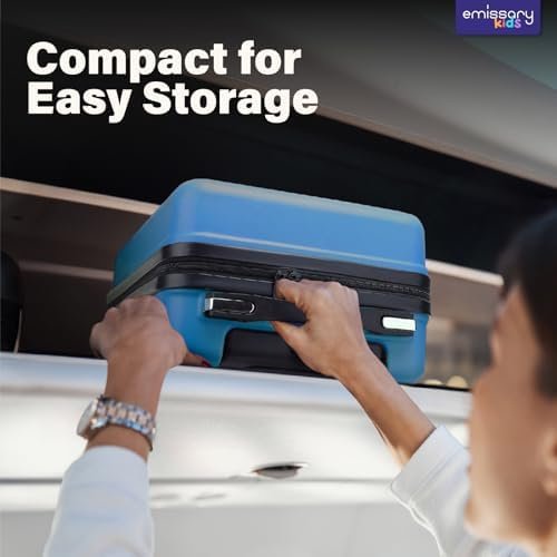 emissary Dinosaur Kids Suitcase for Boys, 18" Hardside Dinosaur Toddler Suitcase Set with Spinner Wheels and Backpack, Kids Carry on Luggage Set Rolling Travel Kid's Luggage Gifts Airline Approved - Image 7