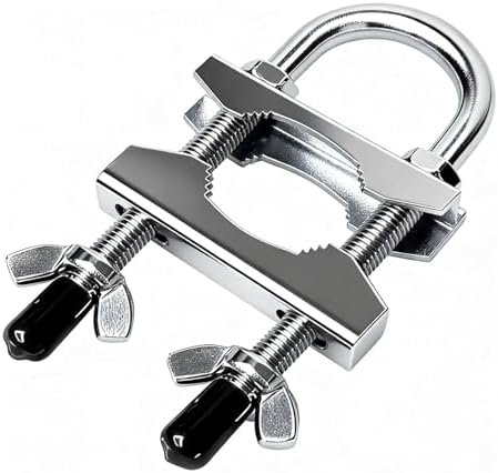 Portable Door Lock for Travel, Heavy Duty Security Lock for Outward Opening Doors, Adjustable Stainless Steel Safety Device for Hotel Room/Home/Apartmen