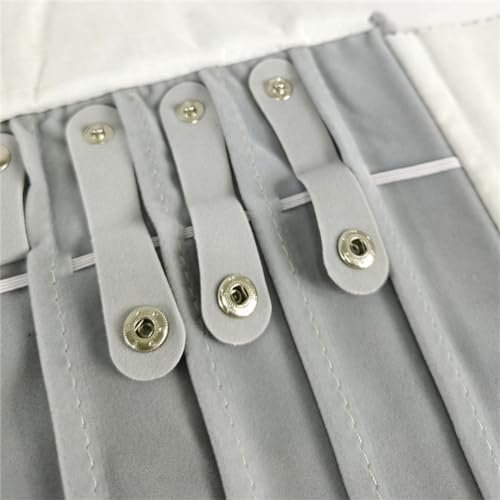 Portable Jewelry Roll Untangled Secure Necklace Travel Storage Bag Displays Holder 16 Chain (Black and Gray) - Image 9