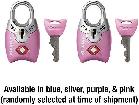 Master Lock 4689T TSA Approved Keyed Lock, 2 Pack, Colors May Vary - Image 5