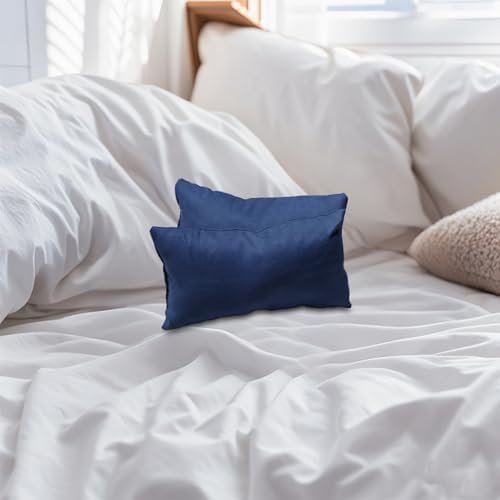 Marrywindix Tiny Pillow 2 Pack Small Decorative Pillow 9.5 x 5.5 in Travel Pillows Soft Pet Pillow for Camping Travel Sleeping Bed Sofa Neck Knee Wrist Support - Image 7