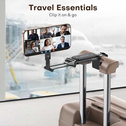 OMOTON TP02 360°Rotating for MagSafe Tripod, Adjustable Aluminum Magnetic Phone Tripod for iPhone 17/16/15/14 Pro Max Air, Foldable Cell Phone Stand Fits Vlog, Gym, Travel Essentials Accessories - Image 9