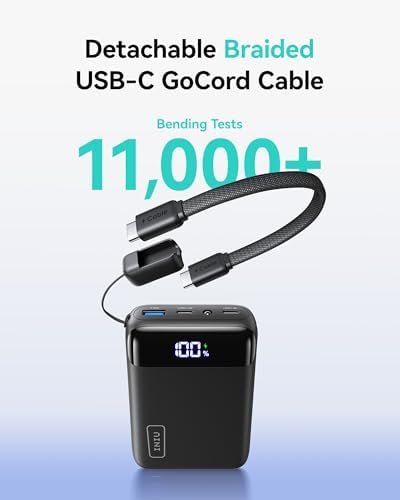 INIU Portable Charger, Smallest 22.5W 20000mAh USB C in & Out Power Bank Fast Charging, PD 3.0+QC 4.0 LED Display Phone Battery Pack Compatible with iPhone 17 16 15 14 Pro Samsung S24 Google iPad etc - Image 4