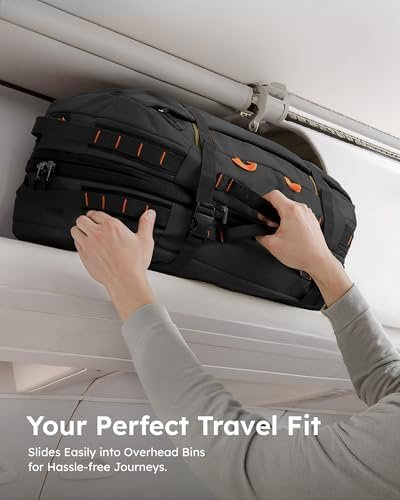 Tolaccea Travel Backpack for Men Women, 40L-50L Carry On Backpack with Wet Dry Compartment, TSA Approved Laptop Daypack Fits 15.6", Convertible Expandable Large Rucksack Duffel Bag for Work Travel - Image 6