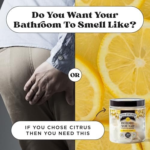 Poo-Pourri Before-You-Go 2-in-1 Toilet Potty Pods, Original Citrus, 20 Ct, Bathroom Odor Deodorizer and Toilet Cleaner with Essential Oils, Lemon, Bergamot and Lemongrass Scent - Image 8
