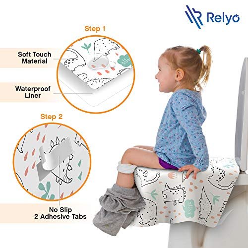 Toilet Seat Covers Disposable - 20 Pack - Waterproof, Ideal for Kids and Adults – Extra Large, Individually Wrapped for Travel, Toddlers Potty Training in Public Restrooms (Dinosaurs, 20) - Image 3