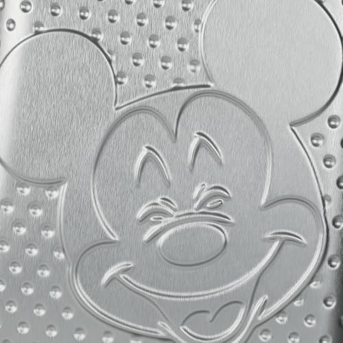 Disney Elevated Mickey Mouse Head Gray 22" Rolling Luggage - Image 2