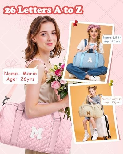 Gifts for Women Teen Girls, Travel Duffle Bag: Personalized Weekender Dance Cheer bag Sports for Girl, Gymnastics Bags, Birthday Gifts for Women Girls Kids Teens - Image 3