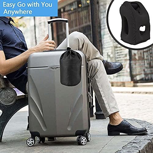 Inflatable Travel Pillows for Airplane, Blow Up Neck Pillow for Sleeping, Airplane Travel Essentials for Long Flight Support Head, Neck and Lumbar, Used for Car/Bus/Train/Office Rest, Adults Kids - Image 7