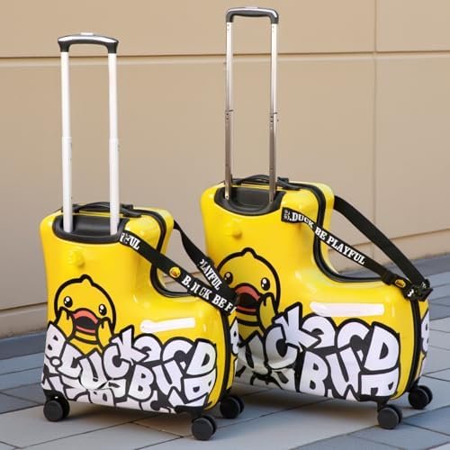 Kids Ride-On Suitcase 20", Toddler Luggage with Wheels - Cute Design, Safe for Little Ones, Ideal Birthday Gift for Children - Image 6