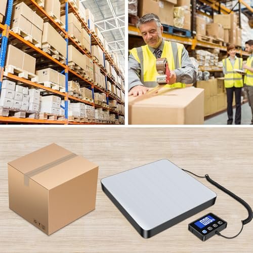 Shipping Scale, 440 lbs/0.35oz High Accurate Digital Postal Scale with Hold/Tare Function, Shipping Scale for Small Business, Packages, Luggage, Home Use, Battery & Charging Cable Include - Image 7