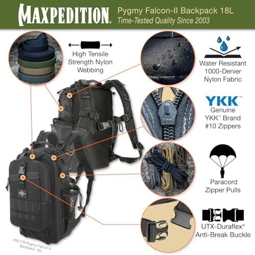 Maxpedition Pygmy Falcon-Ii (Black) - Image 4