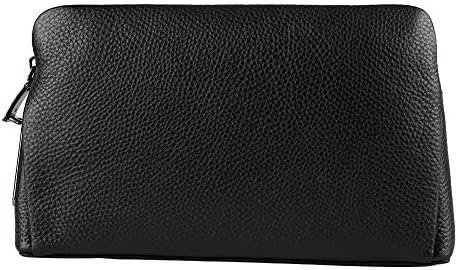 Mens Smart Fingerprint Security Wallet, Fipilock FLV1 Anti Theft Handbag, Black Leather, Top Layer Cowhide, Safety Men Wallet, Ideal for Travel and Daily Commute - Image 4