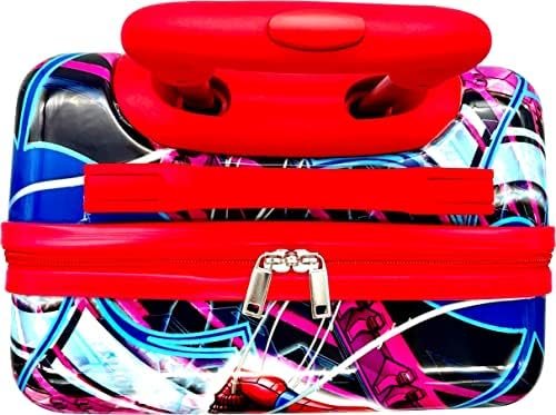 Fast Forward Kids Licensed Hard-Side 20” Spinner Luggage Lightweight Carry-On Suitcase (Spiderman - 1) - Image 6