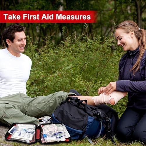 Travel-First Aid-Kit Car-Home 300PCS Survival-Kit Outdoor-Adventure - Small Portable Red Emergency Essential Sets Office Hiking Camping Business Public Must Have First Aid Gear Equipment 1st Aid - Image 4