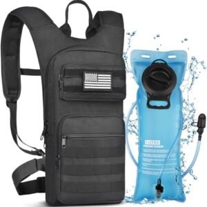 NOOLA Hydration Backpack with 3L TPU Water Bladder, Tactical Molle Water Backpack for Men Women, Hydration Pack for Hiking, Biking, Running and Climbing