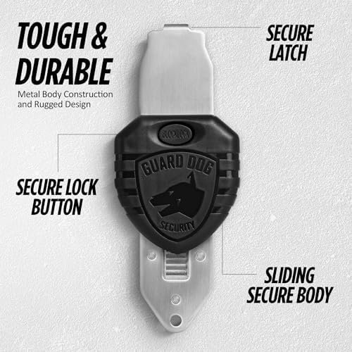 Guard Dog Security Blocklock Portable Door Lock, Hotel Door Locks for Travelers Security, Tough, Durable, Apartment Door Security, Home Security, Travel Essentials, Easy to Use - Image 4