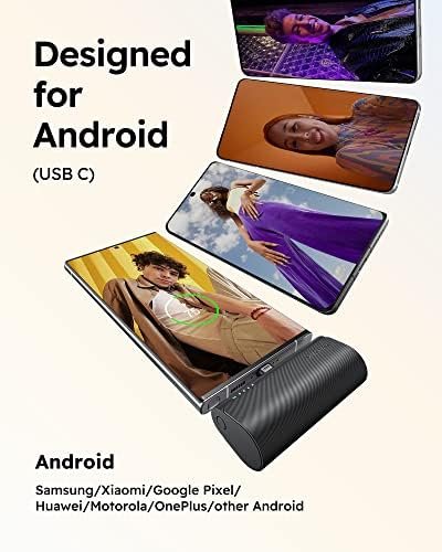 VEGER Portable Charger, USB C Power Bank, 5000mAh Mini Battery Pack Fast Charging 20W Small Charging Bank for iPhone 16/16 Pro/16 Pro Max/15, Samsung Galaxy S25, S24, S23, Note 20, Pixel, Moto, LG - Image 2