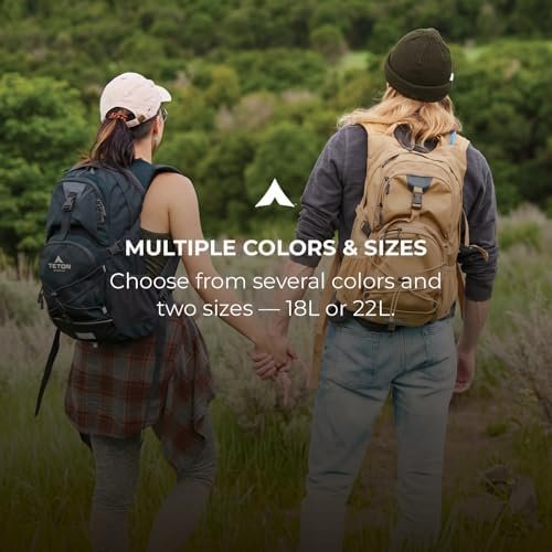 Teton Oasis/Trailrunner Hydration Backpack – Lightweight Water Pack with 2L/3L Bladder for Hiking, Running, Cycling, Biking – 2L/18L/22L Sizes – Sewn-in Rain Cover – Fits Men and Women - Image 4