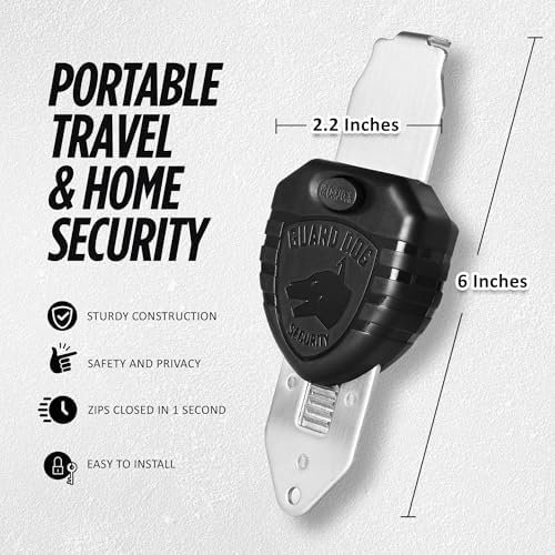 Guard Dog Security Blocklock Portable Door Lock, Hotel Door Locks for Travelers Security, Tough, Durable, Apartment Door Security, Home Security, Travel Essentials, Easy to Use - Image 2