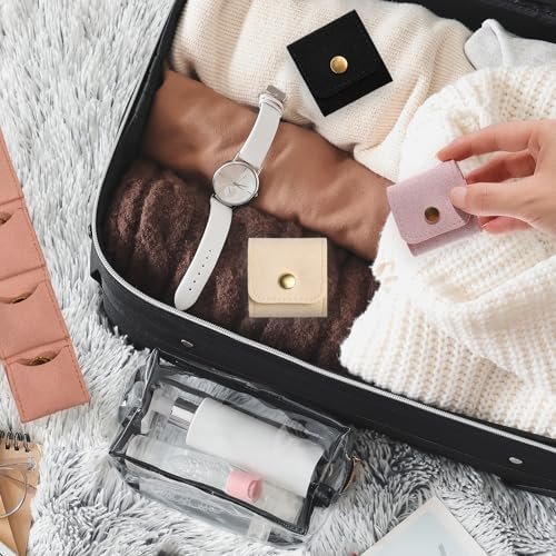 3 Pack Mini Jewelry Organizer, Travel Jewelry Case, Foldable Multifunctional Travel Jewelrys Pouch for Earrings, Necklaces, Rings, Chain Bracelets, Brooches - Image 6